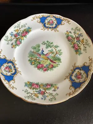 Buy Plates: Foley China E.bain & Co Broadway Plate Made In England Lovely Blue (32) • 6.31£