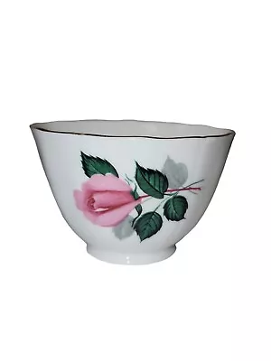 Buy Vintage Royal Adderley Open Sugar Bowl Fine Bone China Pink Roses Gold Trim • 9.49£