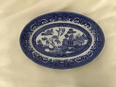 Buy Shenango China USA Oval Platter Blue Willow 9.5” Restaurant Ware • 19.29£