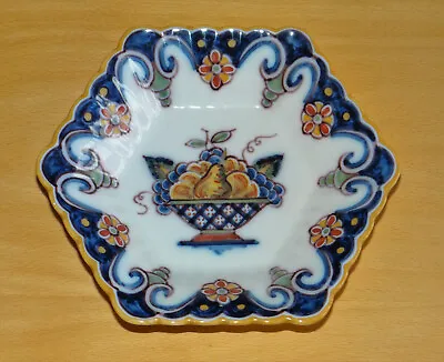 Buy Lovely Makkum Dutch Delft Pottery Hand Decorated Hexagonal Dish • 14.99£