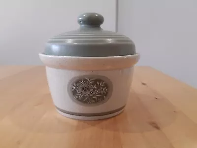 Buy Vintage Royal Doulton Lambethware Earthflower Medium Pot With Lid, 1978 • 12£