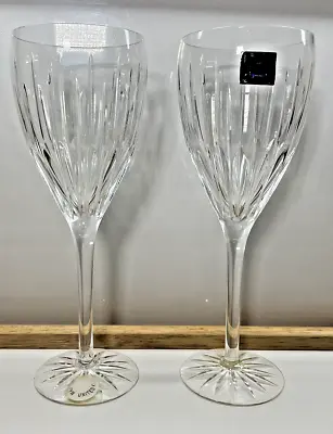 Buy 2 Vintage 90s Edinburgh Crystal Symphony 8 3/4  Wine Water Goblet Wine Glass • 120.63£