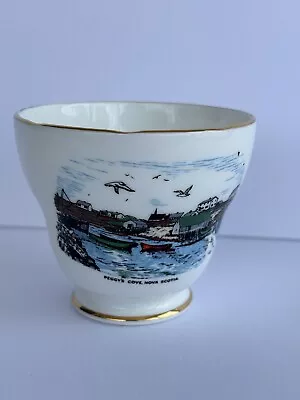 Buy Duchess Bone China Made In England Nova Scotia Tea Cup Landscape Scene Gold Trim • 14.47£