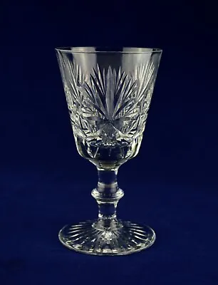 Buy Edinburgh Crystal  STAR OF EDINBURGH  Wine Glass 13cms (5-1/8 ) Tall Signed 1st • 16.50£