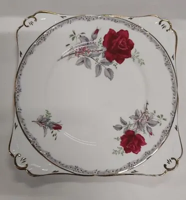 Buy Royal Stafford English Bone China  Roses To Remember  Cake /sandwich Plate • 19.99£