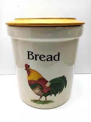 Buy Cloverleaf Farm Animals English Pottery- Cockerel Bread Bin Pot Earthenware • 24.99£