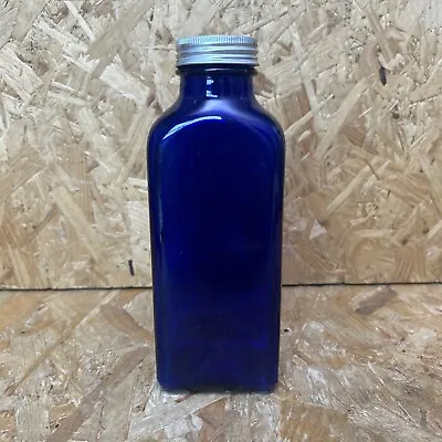 Buy MB Cobalt Blue Glass Apothecary Medicine Chemist Pharmacy Bottle Screw Lid 18.5c • 4.99£