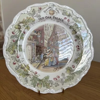 Buy Royal Doulton Brambly Hedge ‘Old Oak Palace’ 8'' Plate Jill Barklem 1984 • 10£
