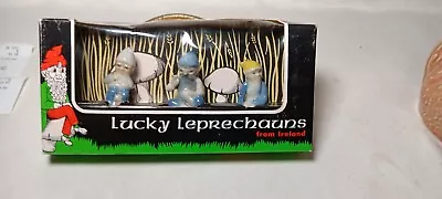 Buy Very Rare Wade Lucky Leprechauns Boxed Set Of 3. Vgc.   • 35£