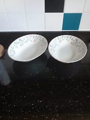 Buy JOHNSON BROTHERS SUMMER CHINTZ OVAL LARGE BOWL/VEGETABLE DISHES X 2 • 12£