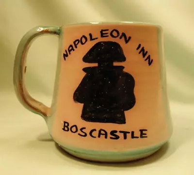 Buy Tintagel Pottery Napoleon Inn, Boscastle Mug With Green Stripes Very Good Cond • 12£