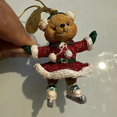 Buy Danbury Mint Christmas Ornament Ice Dancer Bear Figurine Holiday • 9.44£