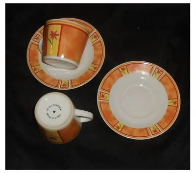 Buy  7 X Royal Norfolk Pottery Cups &  Saucers  • 14.75£