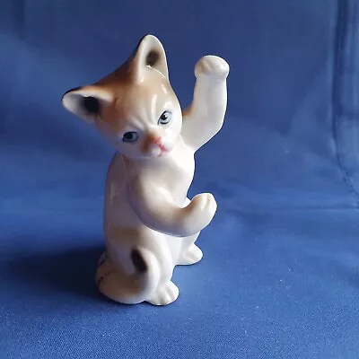 Buy Bone China Cat Figurine Ornament  #R486 • 2.99£