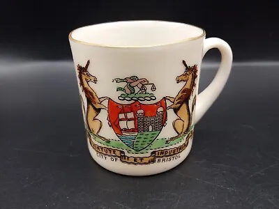 Buy Crested China - CITY OF BRISTOL Crest - Mug, One Handle - Unmarked. • 5£