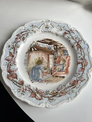 Buy Royal Doulton Brambly Hedge Winter Plate 1982 • 4£
