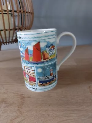 Buy Seaside Dunoon Mug Design By Jack Dadd Fish N Chips Oysters Sailing Anchor ExCon • 6.95£