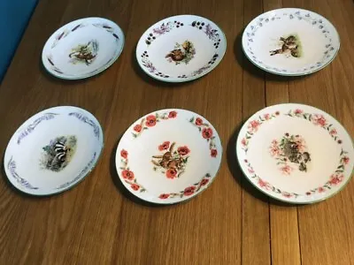 Buy Vintage Crown Staffordshire China  Plates  'Country Friends Collectable(boxed) • 10£