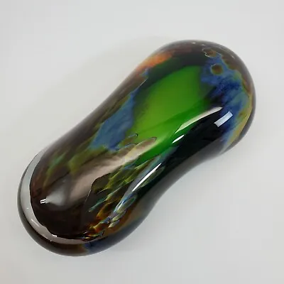 Buy Czech Art Glass Fusion Z Studio Art Glass Paperweight Signed Pavel Hanousek 6.5  • 189.44£