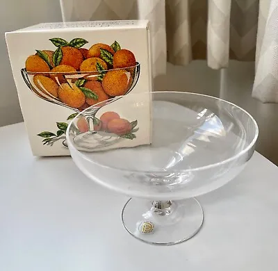 Buy Vintage Dartington Crystal Comport Pedestal Glass Candy Snack Dessert Dish FT316 • 12.99£