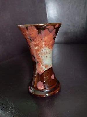 Buy Ewenny Welsh Pottery Vase Brown Glazed • 9.99£