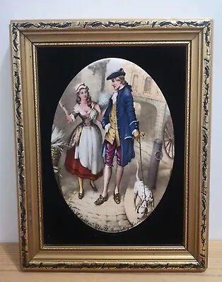 Buy Vintage Staffordshire China Harleigh Plaque Gold Framed 'Cries Of London' 1970s • 12.99£