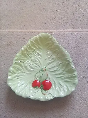 Buy Vintage Carlton Ware Green Lettuce Leaf Tomato Plate Dish 10  • 3.50£