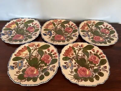 Buy 5 Vintage Myott Son And Co England Peasantry Lunchon Plates 9 1/2  • 15.43£