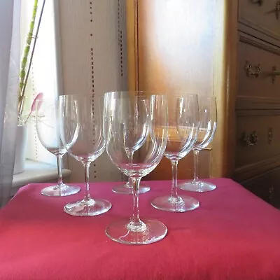 Buy 6 Large Glasses Water N 1 IN Crystal Baccarat Model Perfection H 18 CM Signed • 205.16£