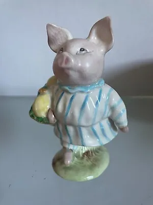 Buy Beswick Beatrix Potter Little Pig Robinson Gold Backstamp • 20.99£