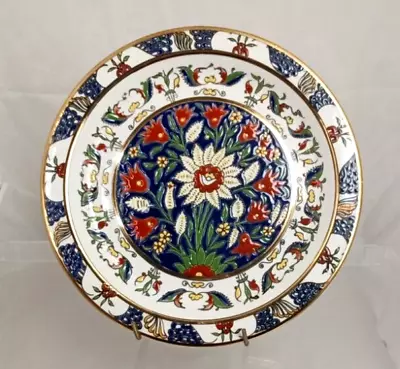Buy Vintage Elafos Keramik Greek Plate 24K Gold • 19.99£