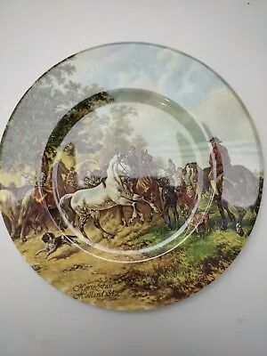 Buy Fenton Horse Fair Holland 1842 Plate 27cm English Bone China Collectable   • 8£