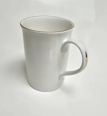 Buy Fine Bone China White Gold Trim Band Coffee Cup Mug, Single Mug • 4.99£