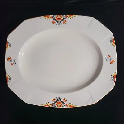 Buy Alfred Meakin Marigold 14 X 12 Balmoral Pattern Platter Princess Shape 1930(s) • 60.53£