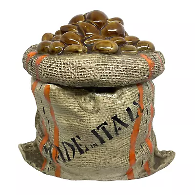 Buy VTG Mancioli Raymor Italian Pottery Coffee Bean Bag Canister • 71.01£