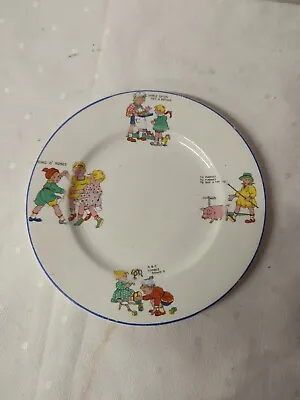 Buy Antique Nursery Ware Porcelain Plate   1920s • 5£