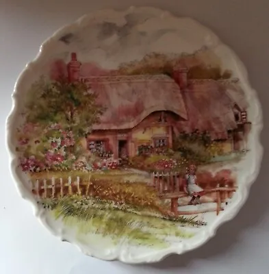 Buy Royal Osborne Collectors Plate With Cottage Scene • 2.90£
