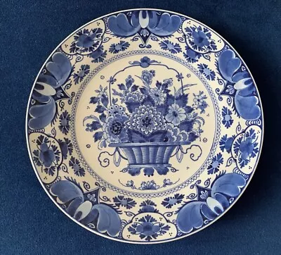 Buy Vintage Delft Blue And White Plate 1979 22.5cm • 25£