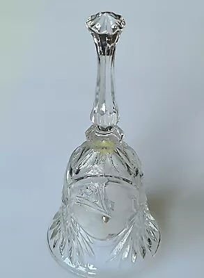 Buy Cut Glass Crystal Bell With Ringer - Height 8 Inches • 7£