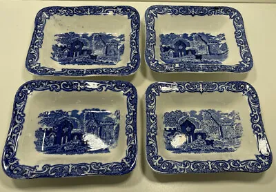 Buy Antique A Set Of 4 George Jones & Sons Abbey 1790 Shredded Wheat Dish 1901 • 24.99£