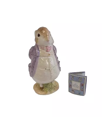 Buy Vintage 10  Beatrix Potter Benjamin Bunny Cookie Jar Lidded Ceramic ENESCO 1996 • 9.99£