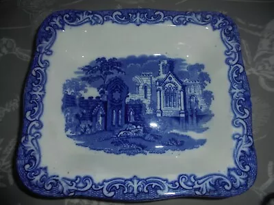 Buy Oblong Dish Victorian Blue And White Transfer Ware Dish Abbey 1790 George  • 9.99£