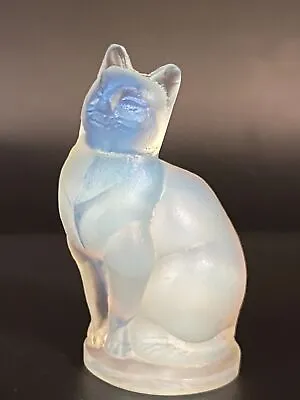 Buy Sabino Cat Feline Opalescent Art Glass Paris France 2  Figure Original Sticker • 80.74£