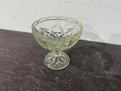Buy Vintage Cut Glass Pedestal Bowl • 1.84£