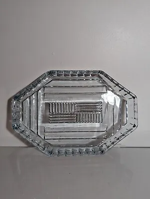 Buy Vintage Dressing Table/vanity Tray, Sowerby 2612, Clear Pressed Glass, Art Deco • 13.99£