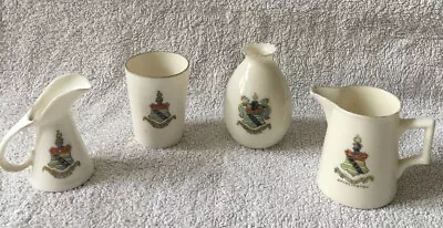 Buy 4 X Vintage Pieces Of Crested China - Bridlington • 17.50£