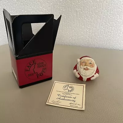 Buy Kevin Francis ~ “Santa”  Merry Xmas 2000 Ho Ho Ho~ Face Pot ~ Perfect Condition • 12£