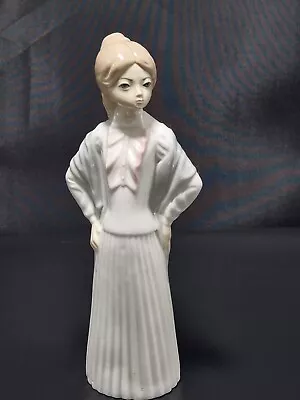 Buy Cascades Porcelain Lady Figurine Lladro Style Spain 22cm Tall VGC • 8.99£