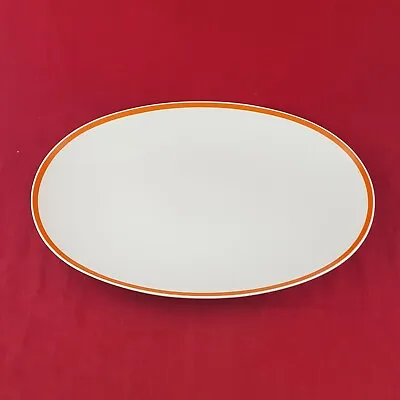 Buy Thomas Rosenthal Germany White With Yellow Band Large Serving Platter - 7077 OA • 50£