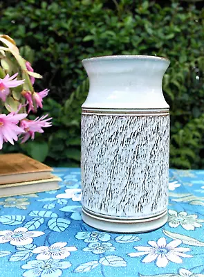 Buy Denby Bracken Vase Handcrafted Textured Sgraffito Stoneware England • 17.99£
